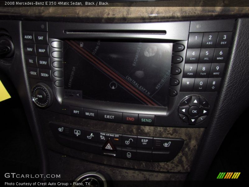 Black / Black 2008 Mercedes-Benz E 350 4Matic Sedan