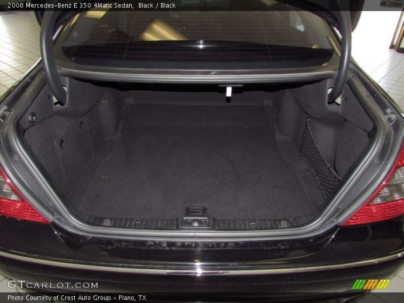 Black / Black 2008 Mercedes-Benz E 350 4Matic Sedan