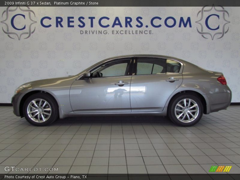 Platinum Graphite / Stone 2009 Infiniti G 37 x Sedan