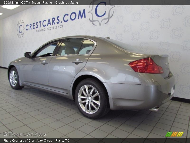 Platinum Graphite / Stone 2009 Infiniti G 37 x Sedan
