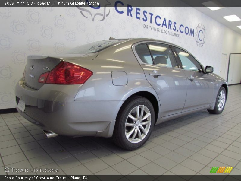 Platinum Graphite / Stone 2009 Infiniti G 37 x Sedan