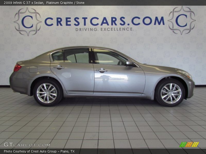 Platinum Graphite / Stone 2009 Infiniti G 37 x Sedan