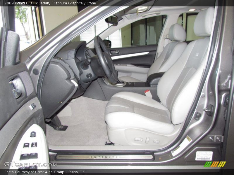 Platinum Graphite / Stone 2009 Infiniti G 37 x Sedan