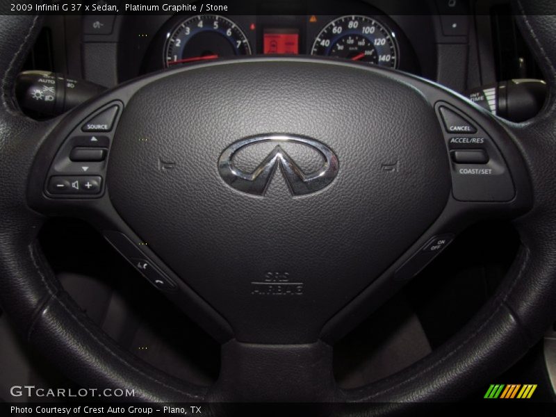 Platinum Graphite / Stone 2009 Infiniti G 37 x Sedan