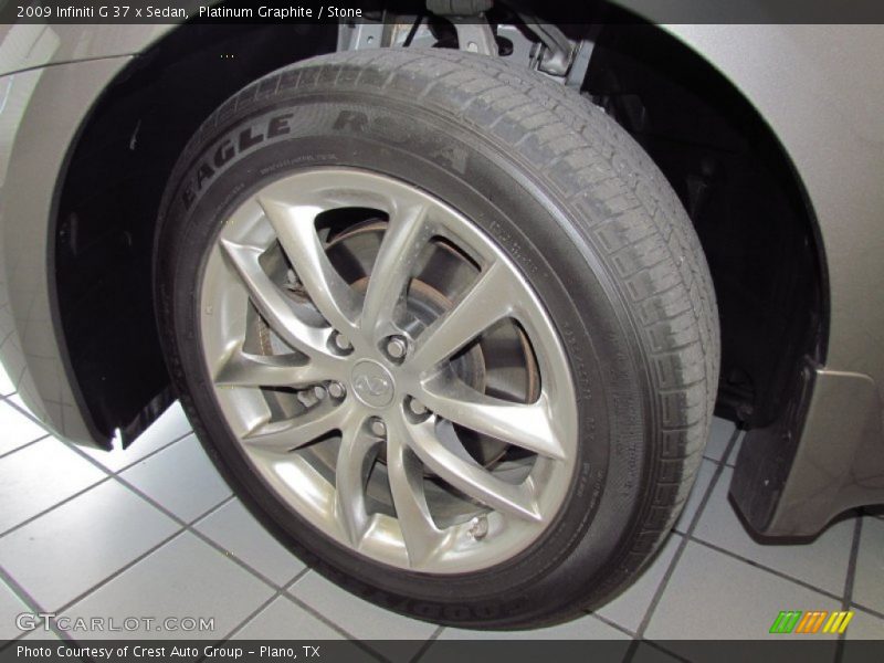 Platinum Graphite / Stone 2009 Infiniti G 37 x Sedan