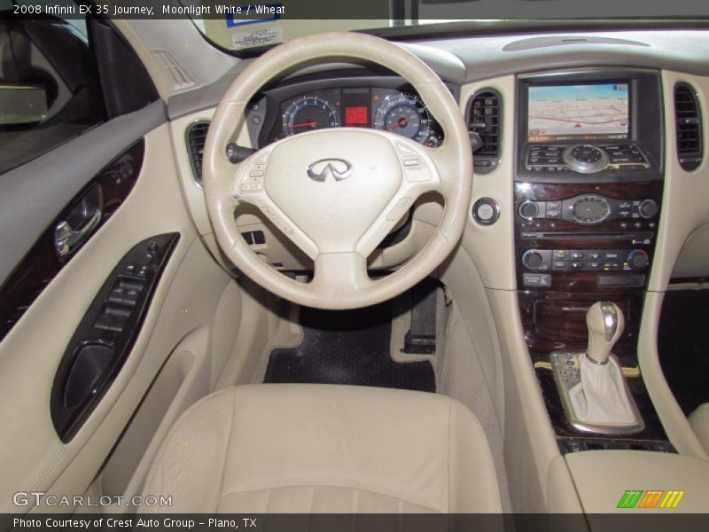 Moonlight White / Wheat 2008 Infiniti EX 35 Journey