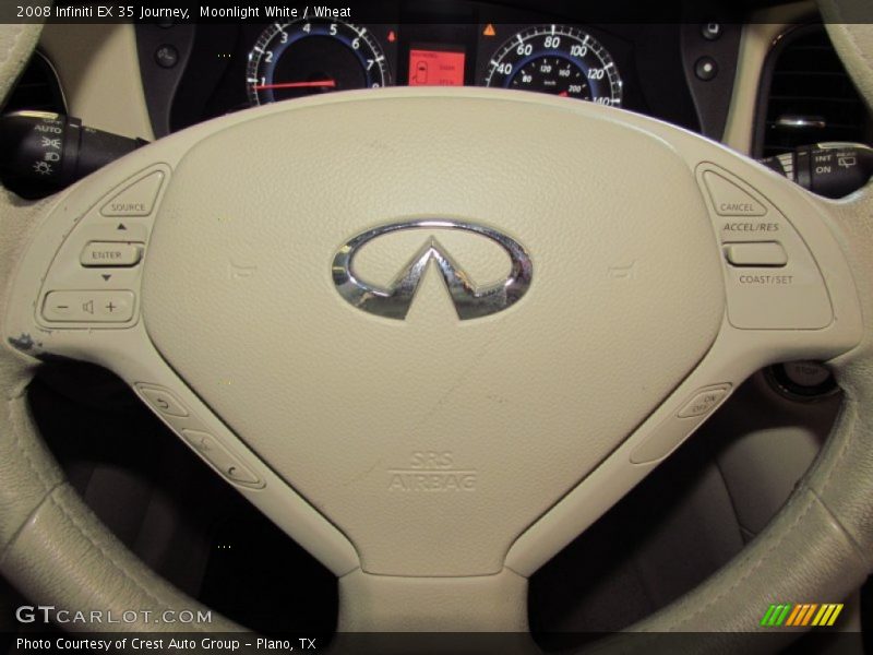 Moonlight White / Wheat 2008 Infiniti EX 35 Journey