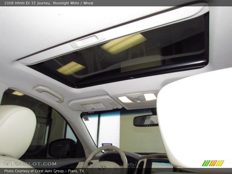 Moonlight White / Wheat 2008 Infiniti EX 35 Journey