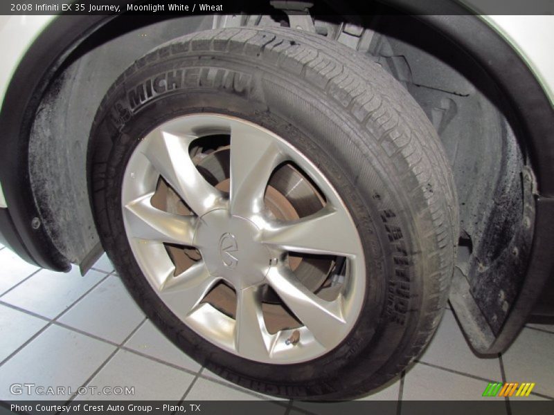 Moonlight White / Wheat 2008 Infiniti EX 35 Journey