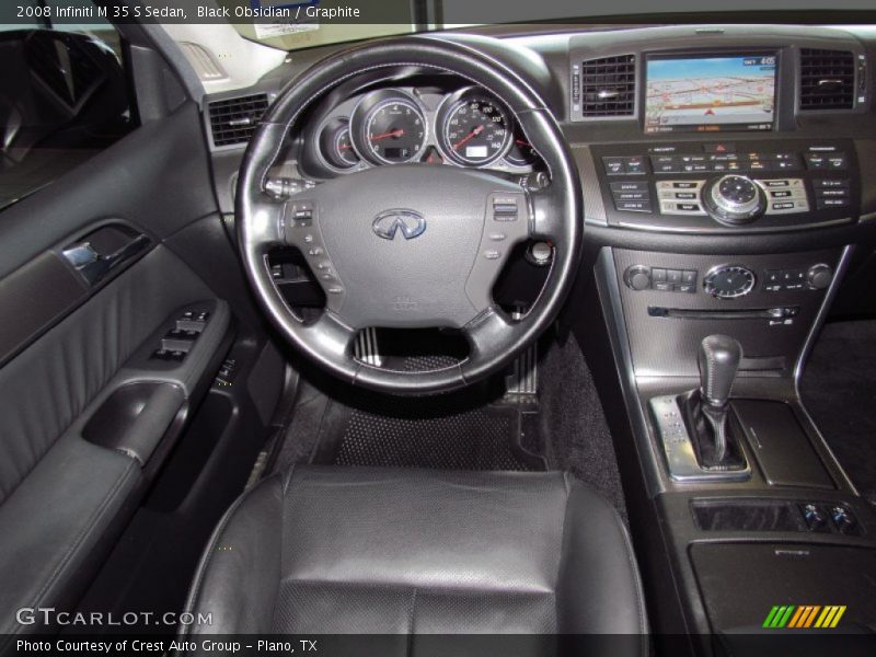 Black Obsidian / Graphite 2008 Infiniti M 35 S Sedan
