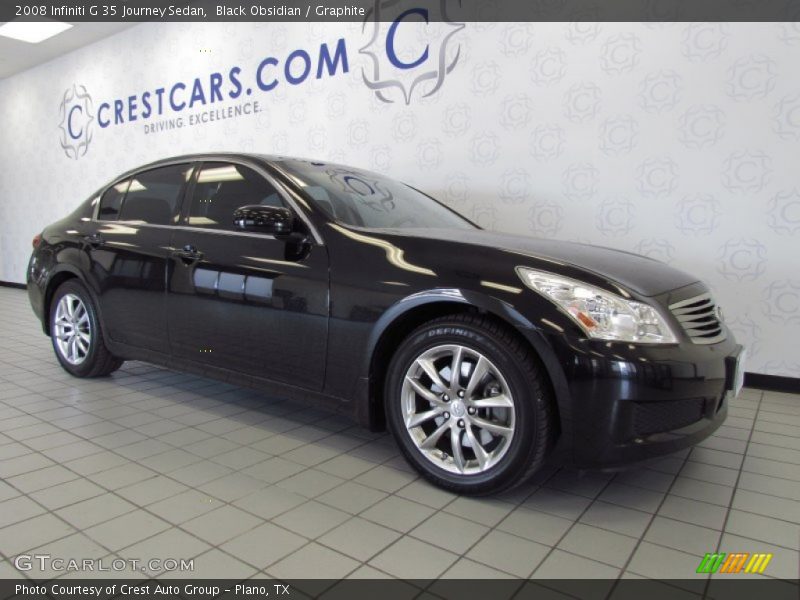 Black Obsidian / Graphite 2008 Infiniti G 35 Journey Sedan