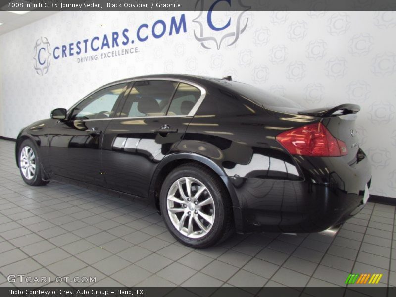 Black Obsidian / Graphite 2008 Infiniti G 35 Journey Sedan