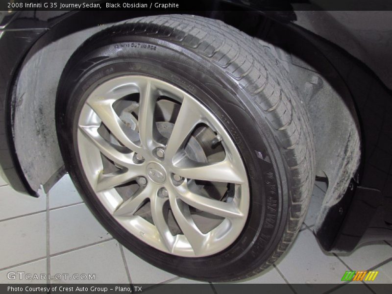 Black Obsidian / Graphite 2008 Infiniti G 35 Journey Sedan