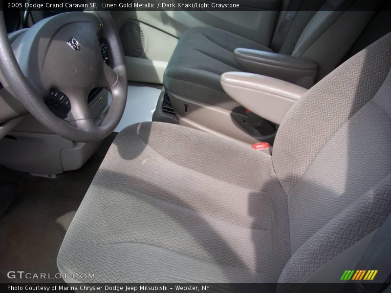 Linen Gold Metallic / Dark Khaki/Light Graystone 2005 Dodge Grand Caravan SE