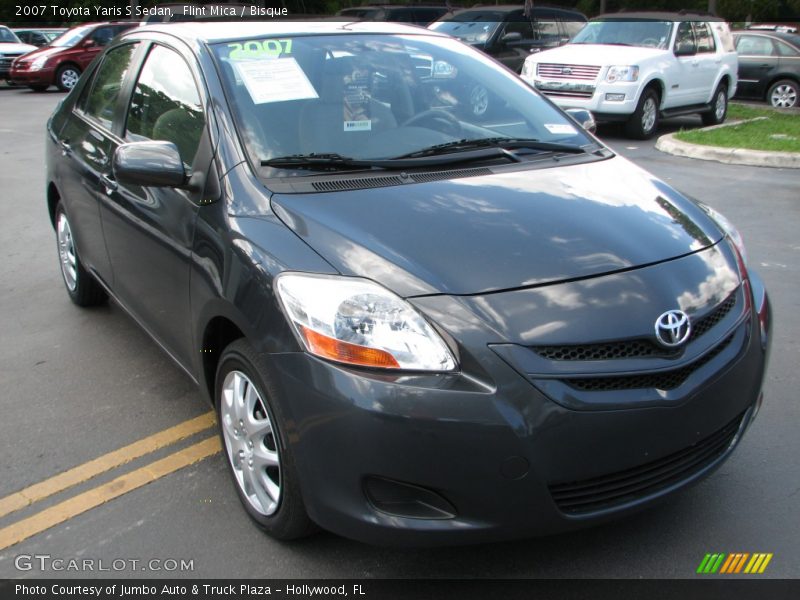 Flint Mica / Bisque 2007 Toyota Yaris S Sedan