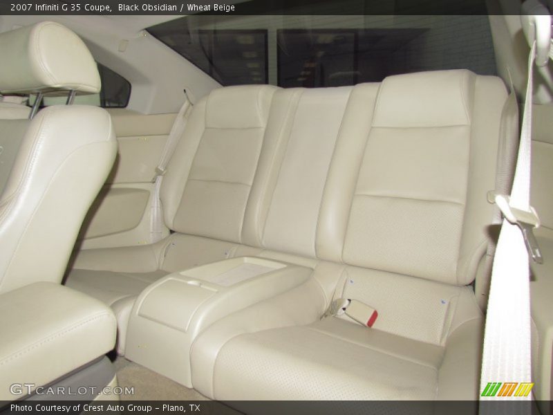 Black Obsidian / Wheat Beige 2007 Infiniti G 35 Coupe