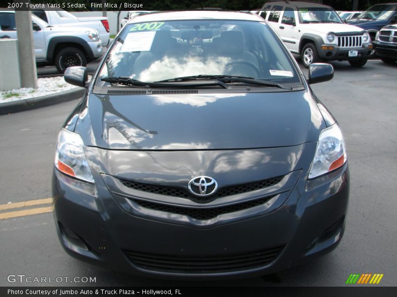 Flint Mica / Bisque 2007 Toyota Yaris S Sedan