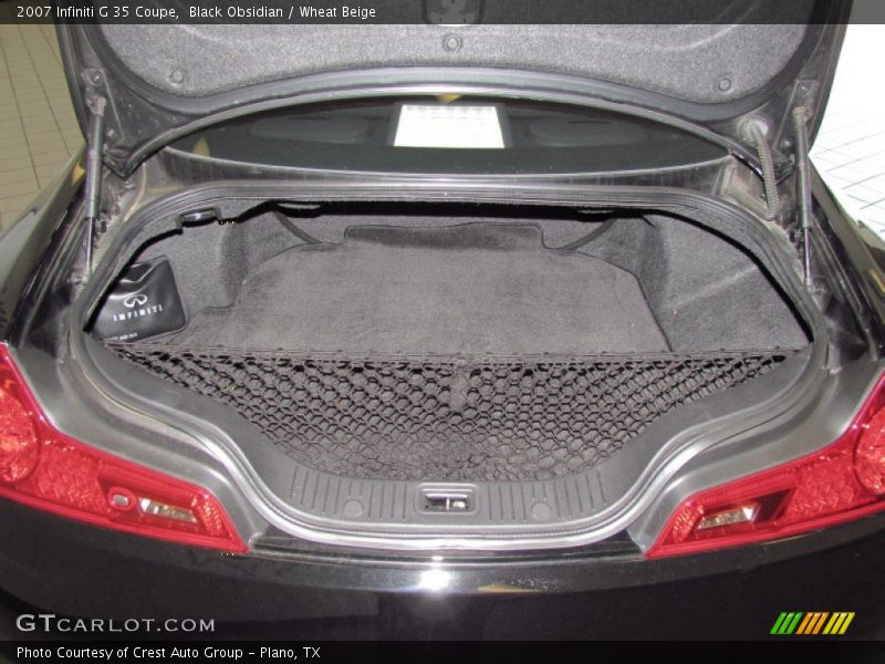 Black Obsidian / Wheat Beige 2007 Infiniti G 35 Coupe