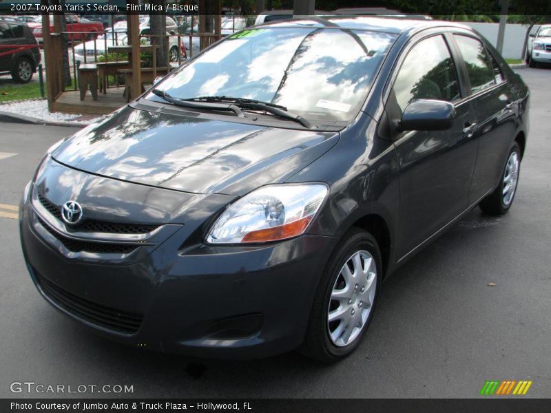 Flint Mica / Bisque 2007 Toyota Yaris S Sedan