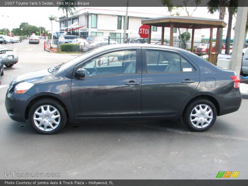 Flint Mica / Bisque 2007 Toyota Yaris S Sedan