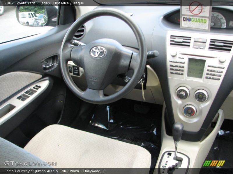 Flint Mica / Bisque 2007 Toyota Yaris S Sedan
