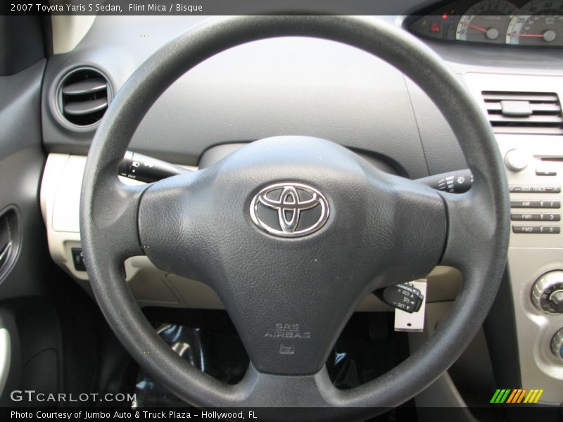 Flint Mica / Bisque 2007 Toyota Yaris S Sedan