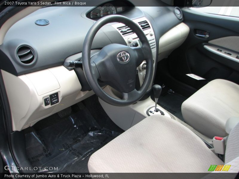 Flint Mica / Bisque 2007 Toyota Yaris S Sedan