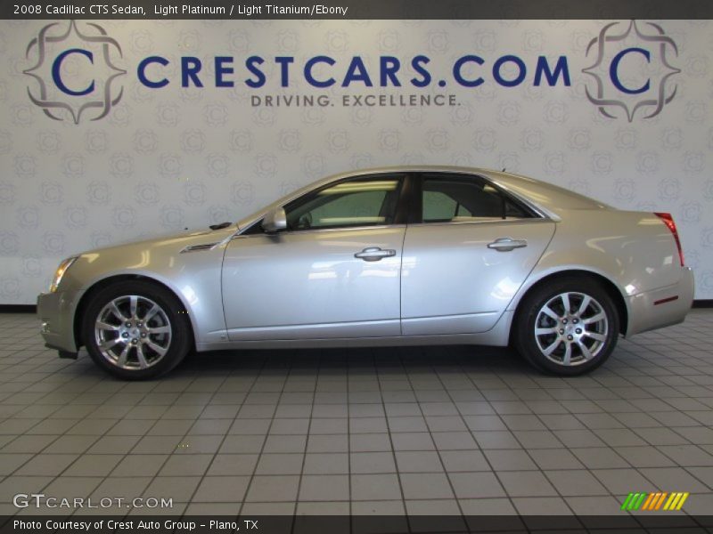 Light Platinum / Light Titanium/Ebony 2008 Cadillac CTS Sedan