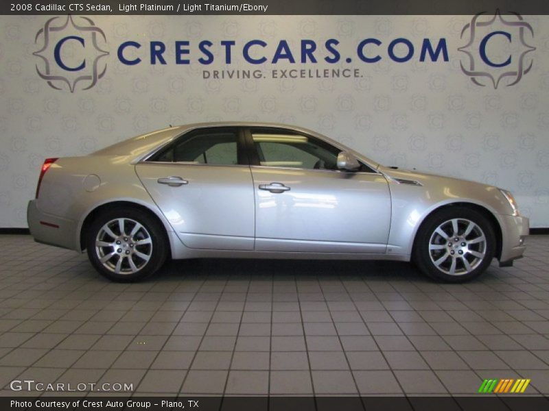 Light Platinum / Light Titanium/Ebony 2008 Cadillac CTS Sedan