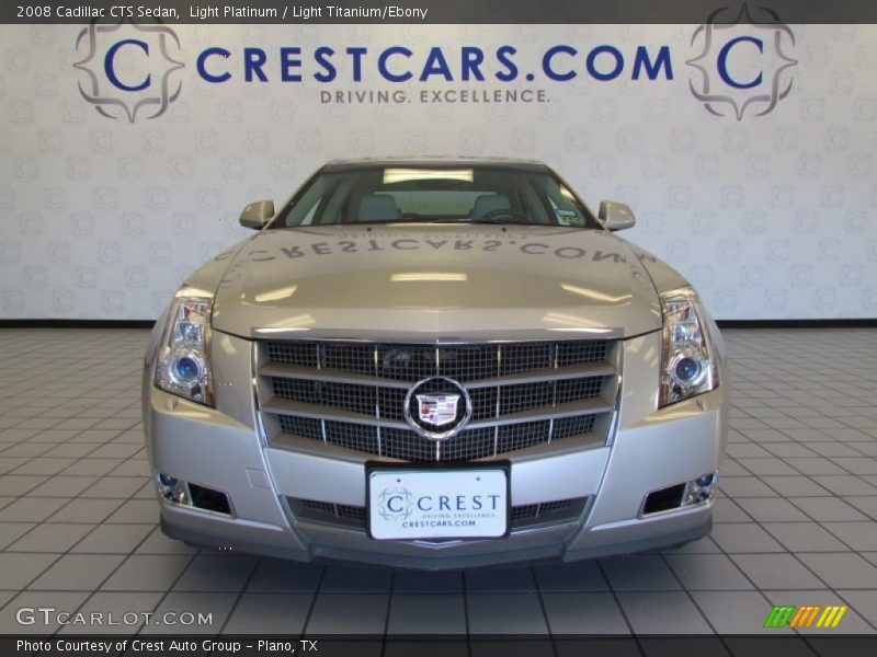 Light Platinum / Light Titanium/Ebony 2008 Cadillac CTS Sedan