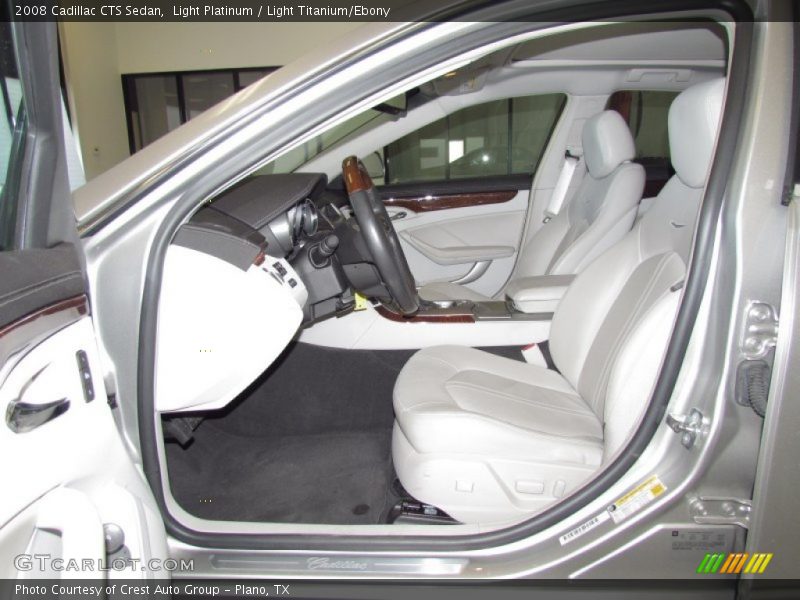  2008 CTS Sedan Light Titanium/Ebony Interior