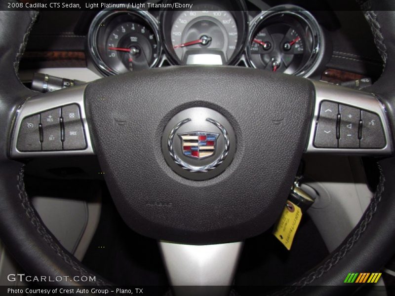 Light Platinum / Light Titanium/Ebony 2008 Cadillac CTS Sedan