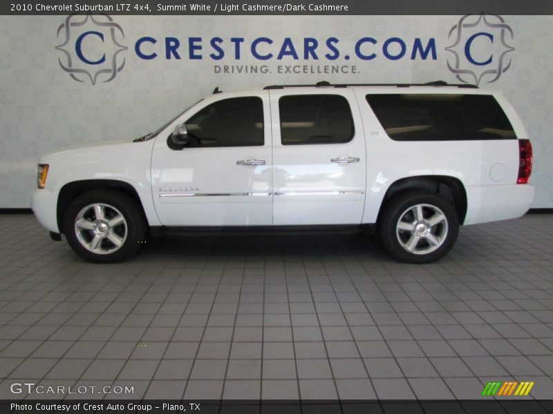 Summit White / Light Cashmere/Dark Cashmere 2010 Chevrolet Suburban LTZ 4x4