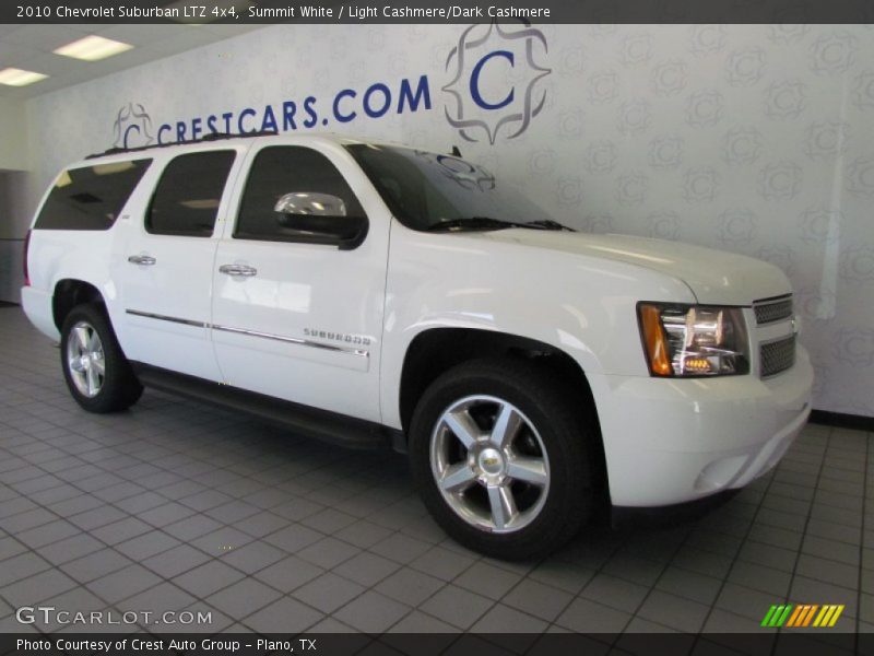 Summit White / Light Cashmere/Dark Cashmere 2010 Chevrolet Suburban LTZ 4x4