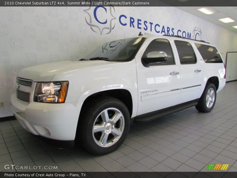 Summit White / Light Cashmere/Dark Cashmere 2010 Chevrolet Suburban LTZ 4x4