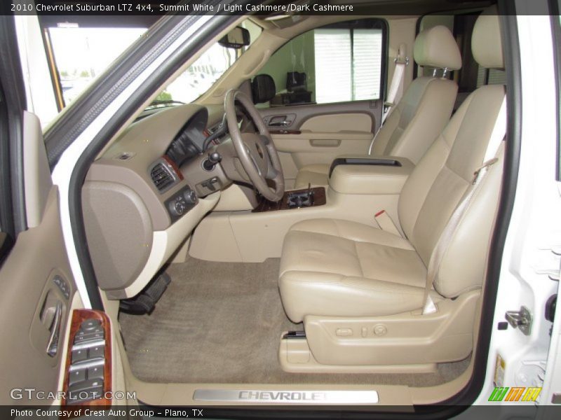 Summit White / Light Cashmere/Dark Cashmere 2010 Chevrolet Suburban LTZ 4x4