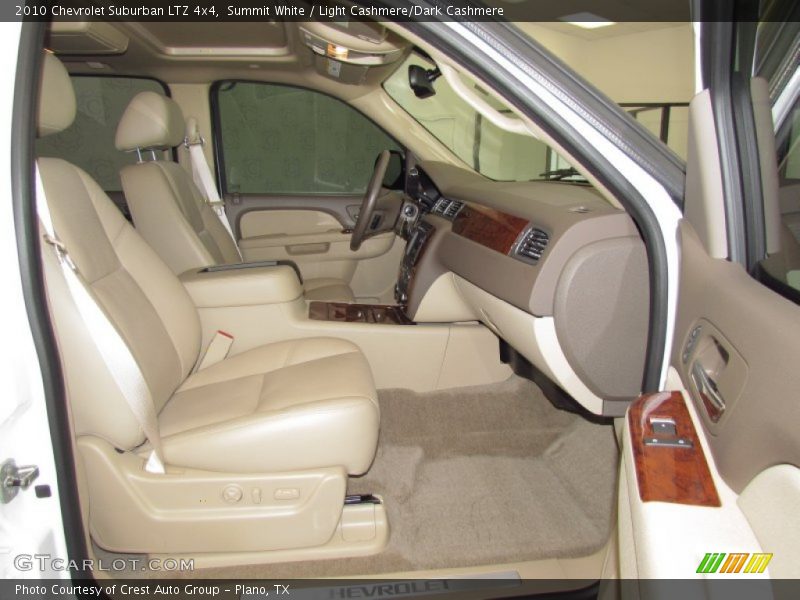 Summit White / Light Cashmere/Dark Cashmere 2010 Chevrolet Suburban LTZ 4x4