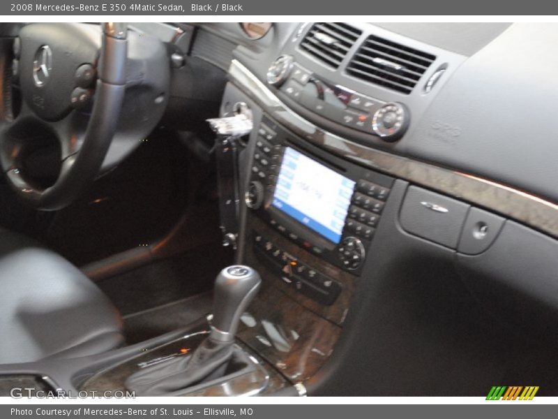 Black / Black 2008 Mercedes-Benz E 350 4Matic Sedan