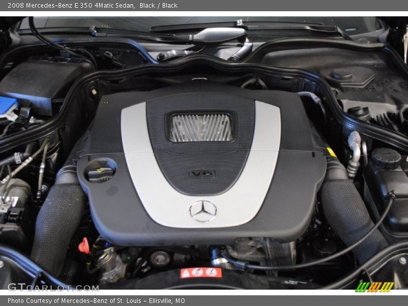 Black / Black 2008 Mercedes-Benz E 350 4Matic Sedan