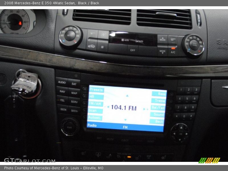 Black / Black 2008 Mercedes-Benz E 350 4Matic Sedan