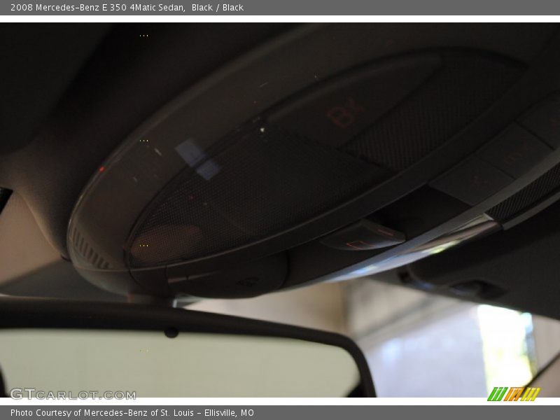 Black / Black 2008 Mercedes-Benz E 350 4Matic Sedan