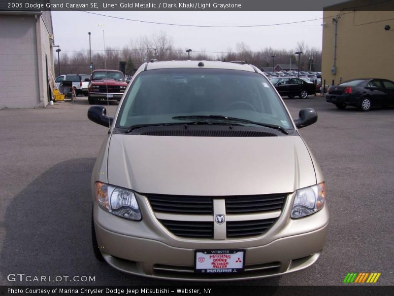 Linen Gold Metallic / Dark Khaki/Light Graystone 2005 Dodge Grand Caravan SE