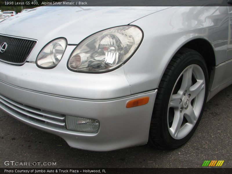 Alpine Silver Metalic / Black 1998 Lexus GS 400
