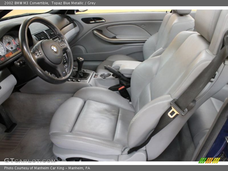  2002 M3 Convertible Grey Interior