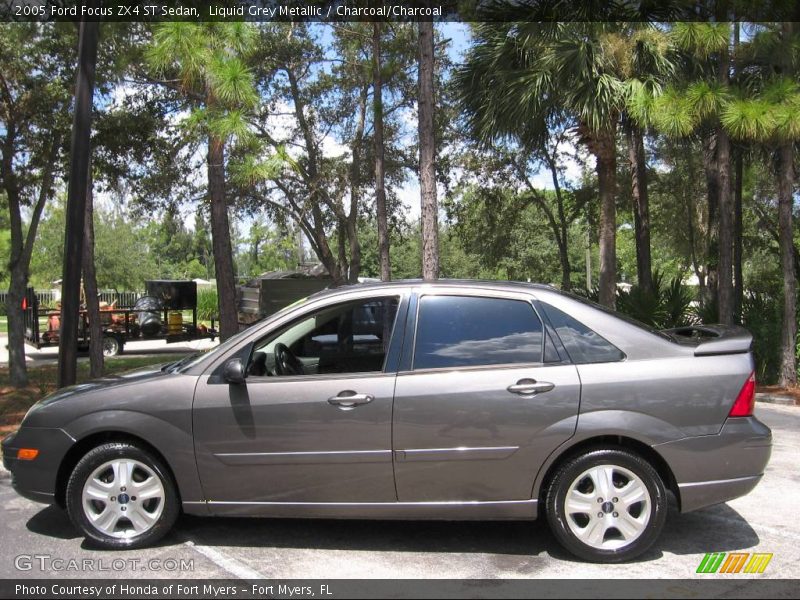 Liquid Grey Metallic / Charcoal/Charcoal 2005 Ford Focus ZX4 ST Sedan