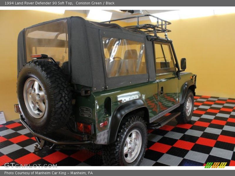 Coniston Green / Black 1994 Land Rover Defender 90 Soft Top