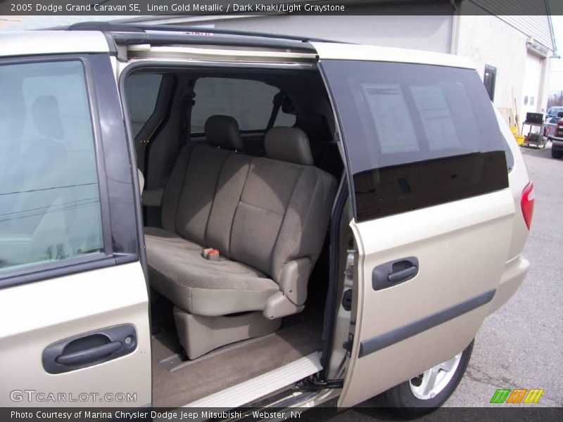 Linen Gold Metallic / Dark Khaki/Light Graystone 2005 Dodge Grand Caravan SE