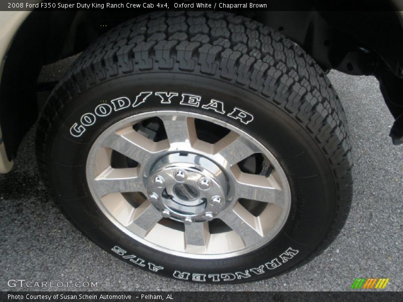 Oxford White / Chaparral Brown 2008 Ford F350 Super Duty King Ranch Crew Cab 4x4