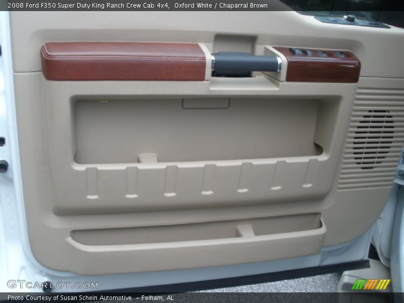 Oxford White / Chaparral Brown 2008 Ford F350 Super Duty King Ranch Crew Cab 4x4