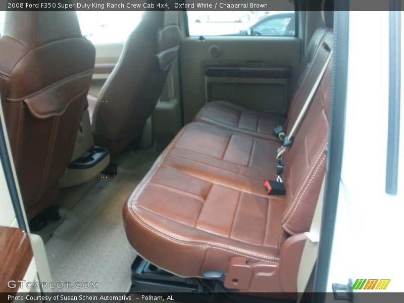 Oxford White / Chaparral Brown 2008 Ford F350 Super Duty King Ranch Crew Cab 4x4
